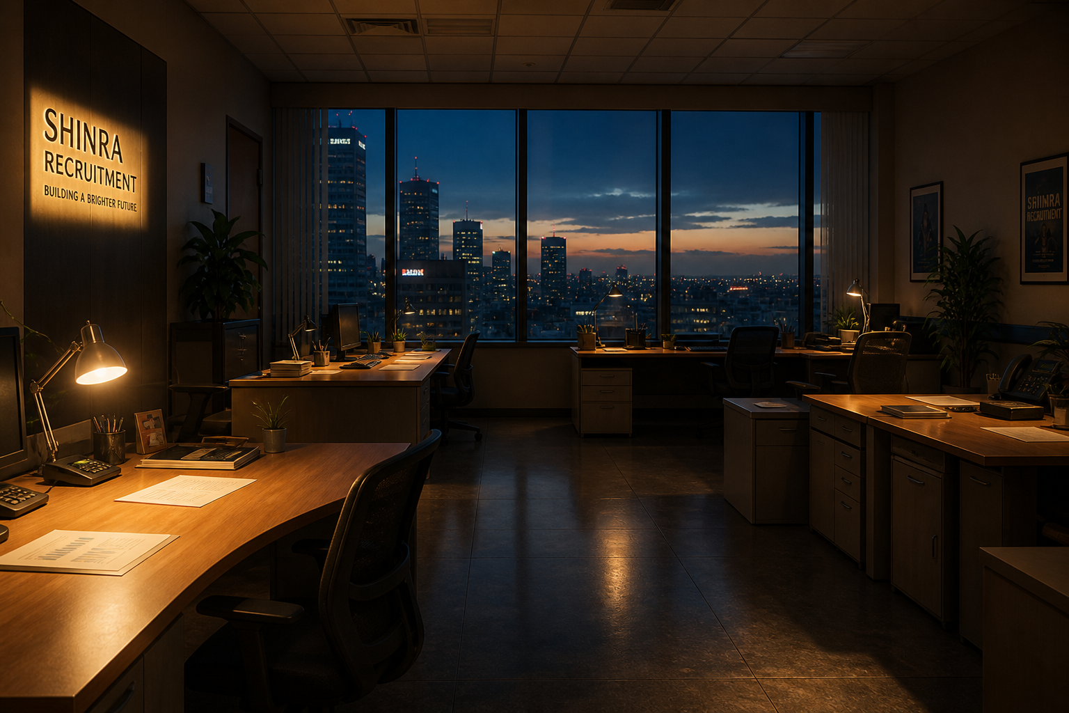 Recruitment workspace at the end of the day — SRP SmartRecruit